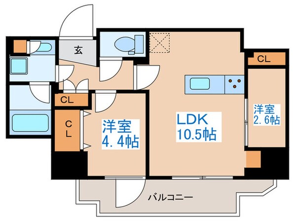 ア－バネックス西新宿Ⅱの物件間取画像